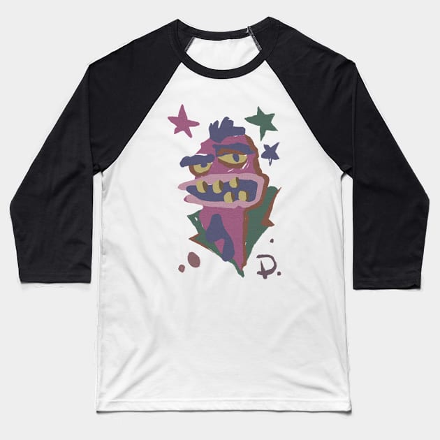 Kinetic Aesthetic Baseball T-Shirt by Nicole Nichols